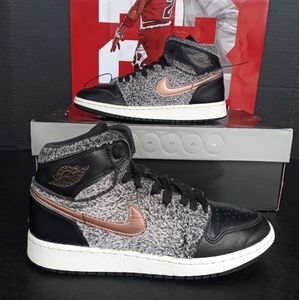 AIR JORDAN 1 RETRO HIGH GS "BLACK"